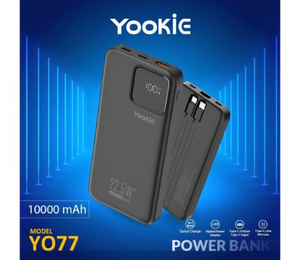 Power Banks Yookie fast Power Bank 22.5W With LED Display YO77