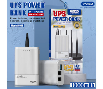 Power Banks Yookie Power Bank YO18 10000 MAH For router and mo