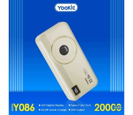 Yookie fast Power Bank 22.5W with led display YO86