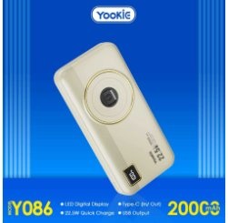 Power Banks Yookie fast Power Bank 22.5W with led display YO86