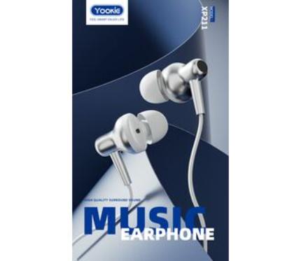 Wire Headset  Yookie Wire Headphone XP211 TYPE_C black _Hdst