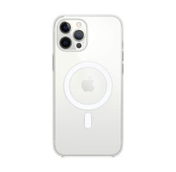 Apple Magnetic Silicone Case For Iphone 12 pro Max Clear