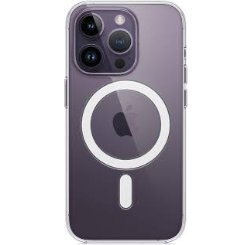 Apple Magnetic Silicone Case For Iphone 14 pro Clear