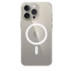 Apple Magnetic Silicone Case For Iphone 15 pro Clear