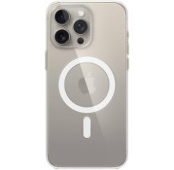 Apple Magnetic Silicone Case For Iphone 15 pro Max Clear