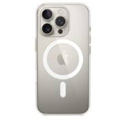 Apple Magnetic Silicone Case For Iphone 16 pro Clear