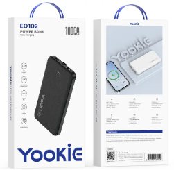 Yookie fast Power Bank With LED 2.4A EO102 10000 M