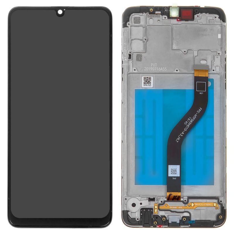 LCD A20s With frame Black