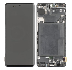 LCD A71 With frame Black